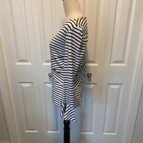 ECI Striped Top With Flare Sleeves - Picture 3 of 6